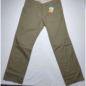 Columbia Flex ROC Pants Men's 38x34 Tan Regular Fit Stretch Hiking Outdoor
